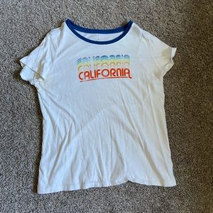 XL Women’s T-Shirt With California Font On Front!